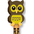 Hoot Owl Topper Eraser Assortment